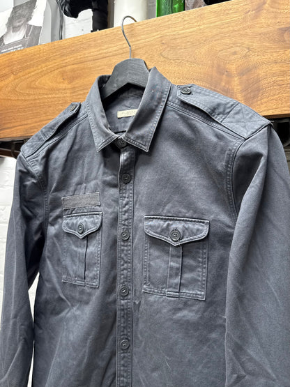 Burberry Military Inspired Jacket with Shoulder Epaulette Details