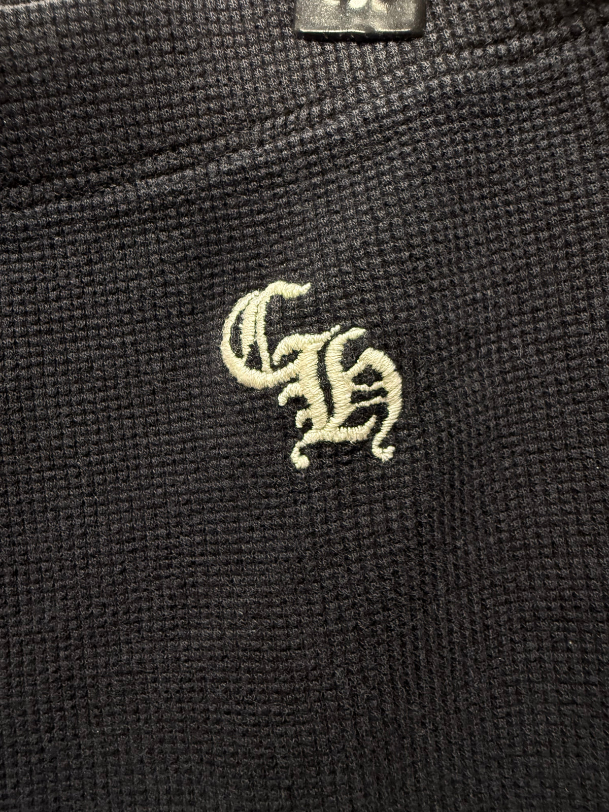 Chrome Hearts Black ‘CH Embroidered Logo Thermal Cotton Shorts