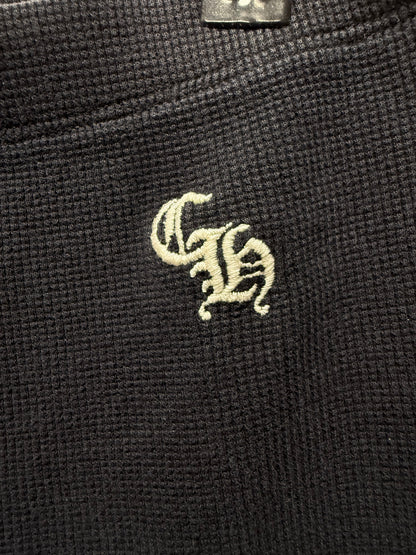 Chrome Hearts Black ‘CH Embroidered Logo Thermal Cotton Shorts