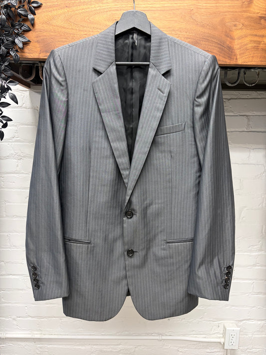 SS2007 Dior Homme ‘We Look Good Together’ Pinstripe Grey/Black Blazer