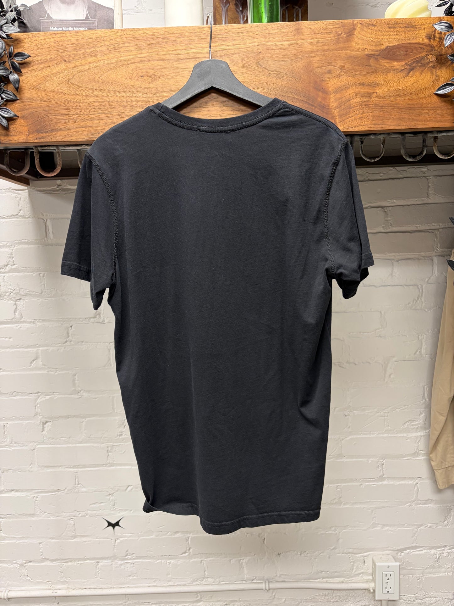 Dsquared2 ‘Badge Patch’ Embroidered Logo Black T-Shirt