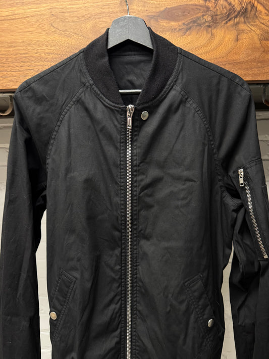 SS2018 Rick Owens ‘Dirt’ Lightweight Cotton MA-1 Bomber Jacket