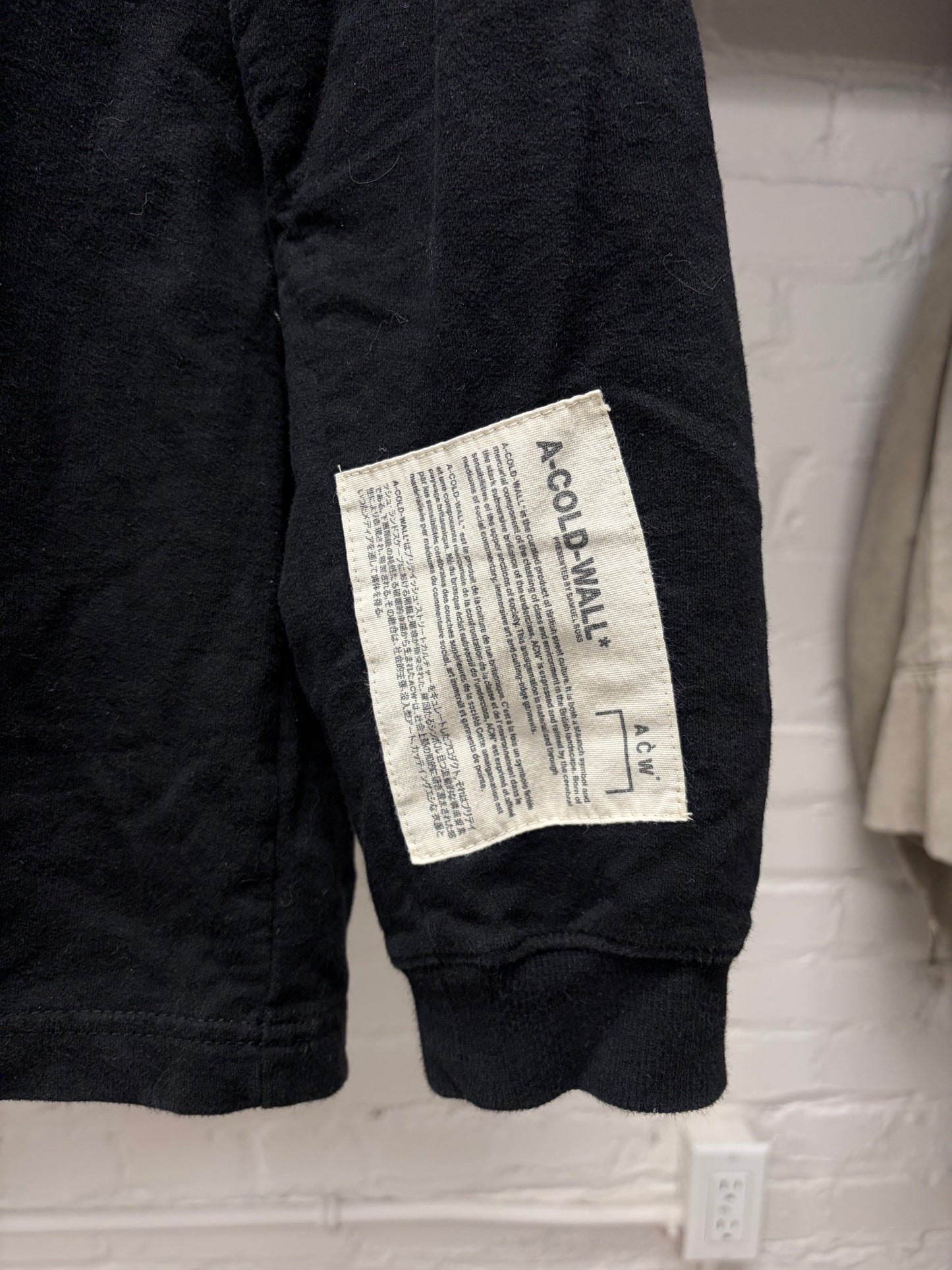 ACW Patch Logo Black Long Sleeve Shirt