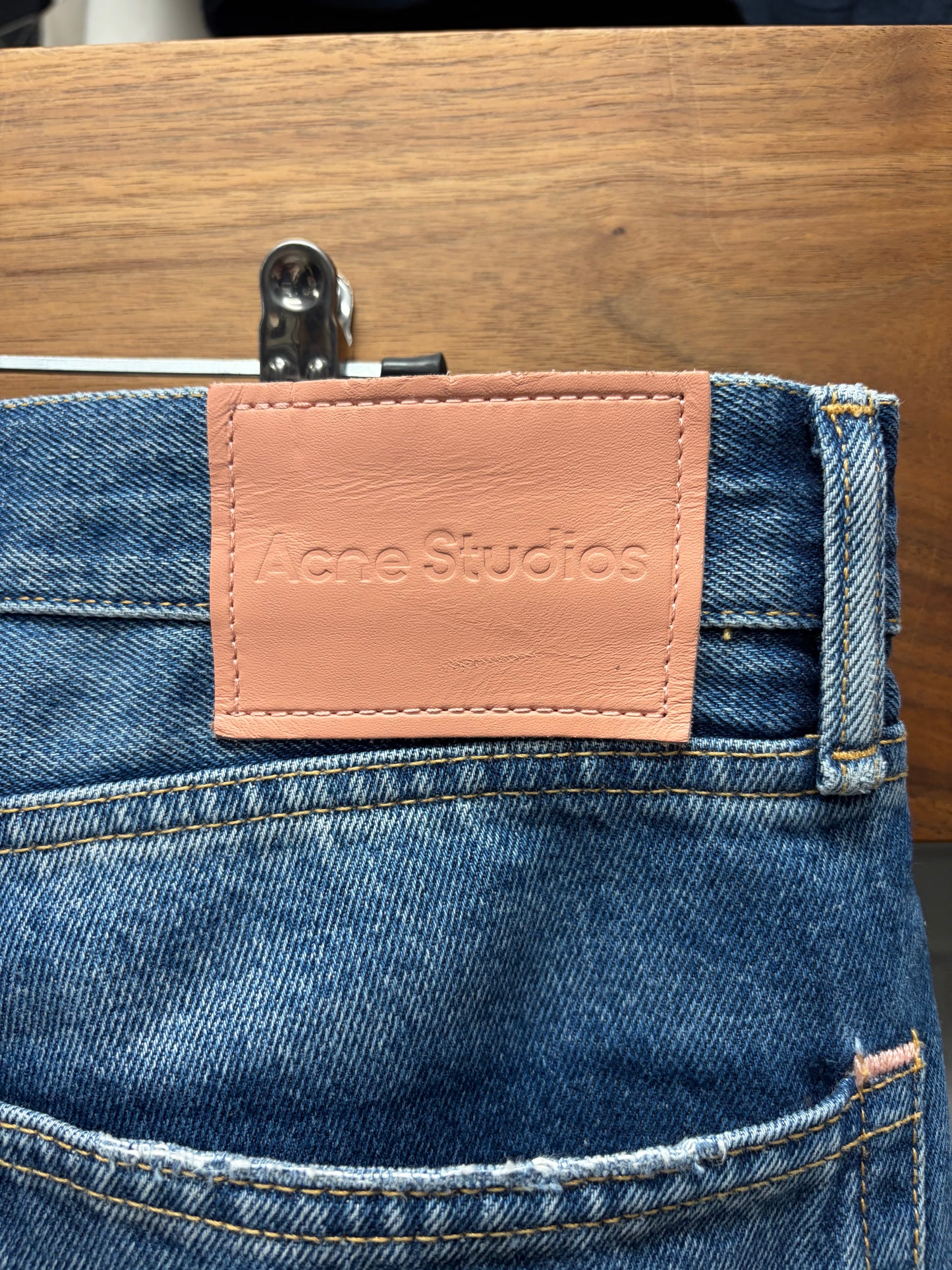 Acne Studios ‘2021M’ Washed Blue Wide Leg Denim