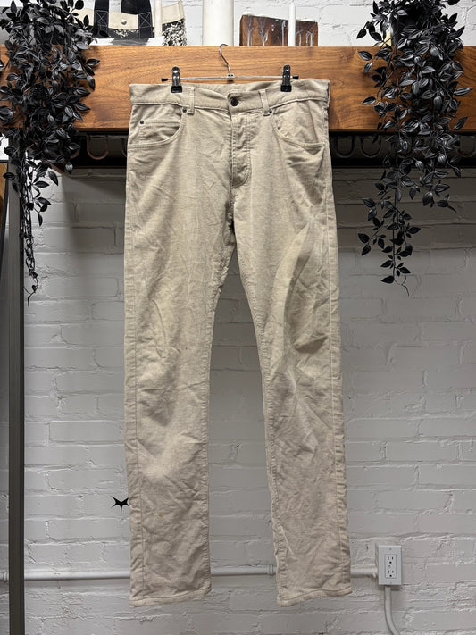Bottega Veneta Tan Corduroy Skinny Jeans