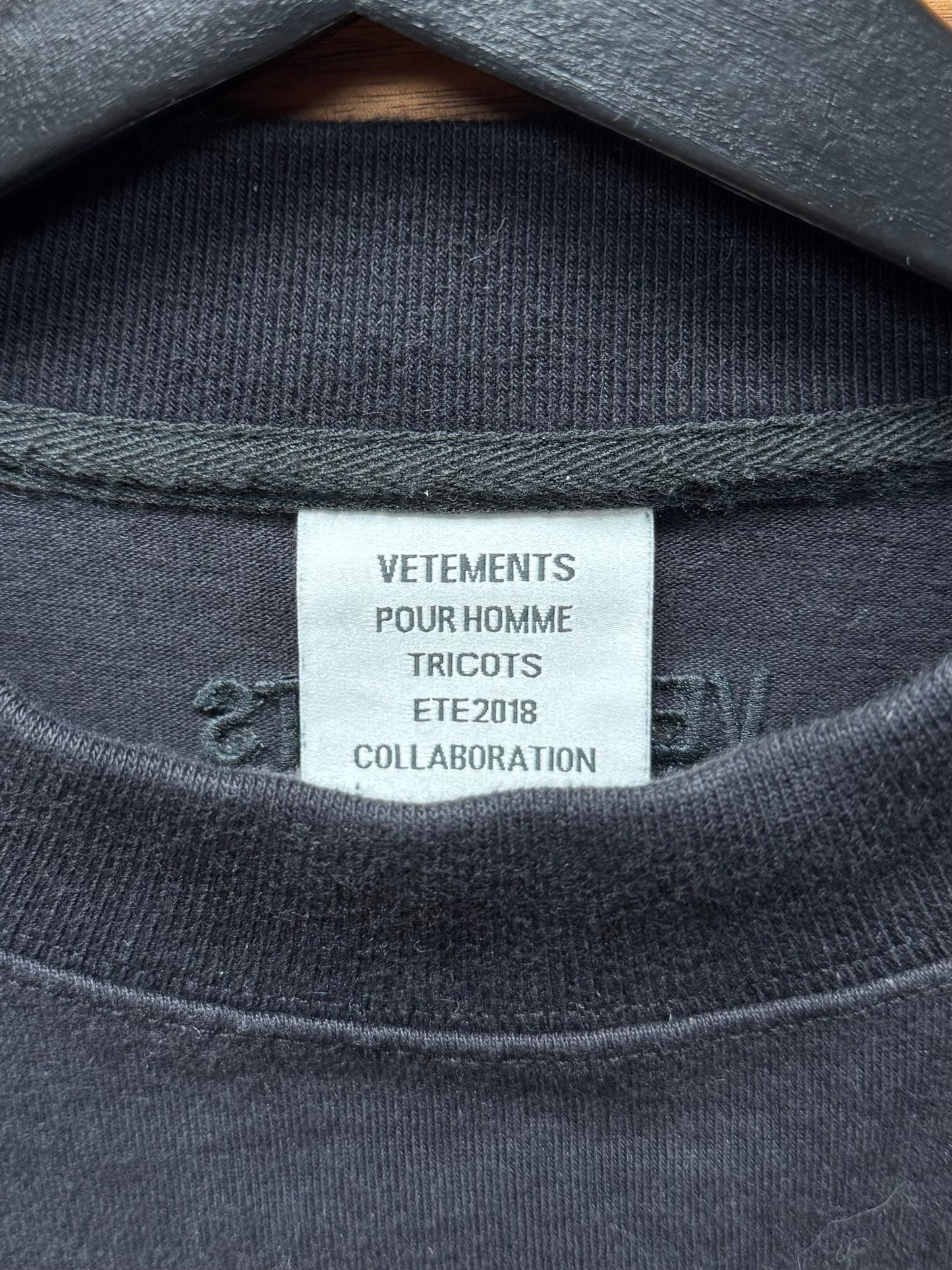 AW2018 Vetements x Umbro Heavyweight Cotton Long Sleeve Shirt