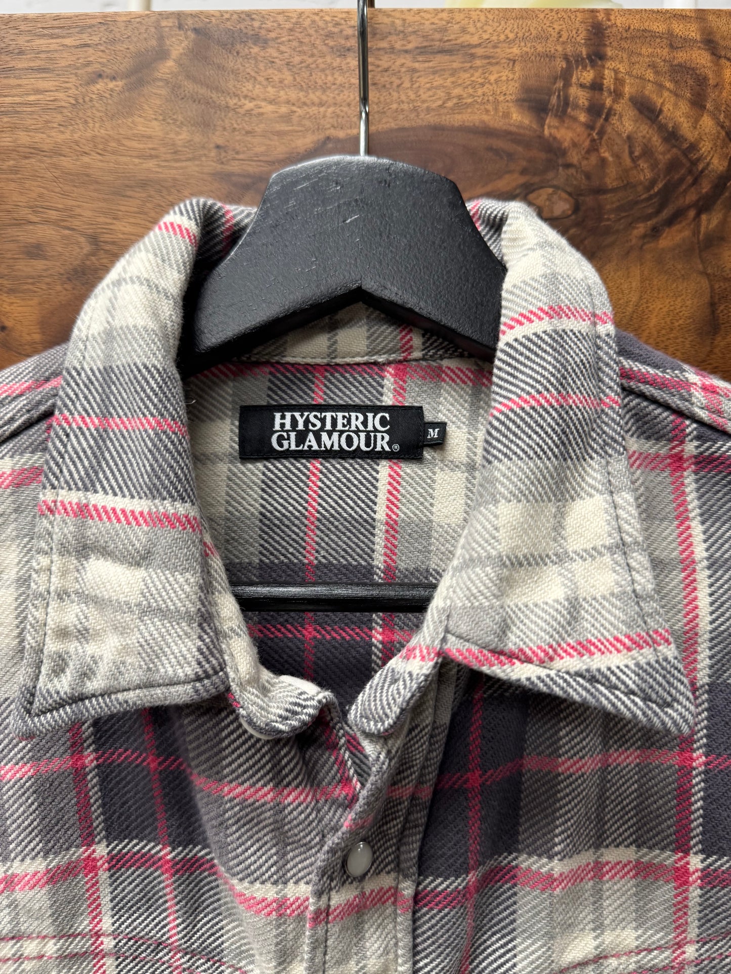 Hysteric Glamour ‘Skull & Bones’ Button Snap Flannel