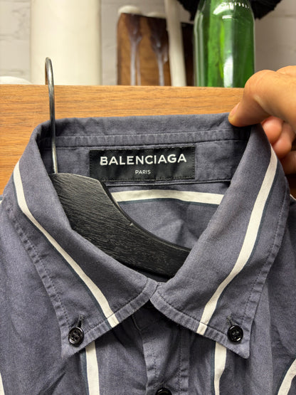 2017 Balenciaga ‘The Power of Dreams’ Striped Button Up Shirt