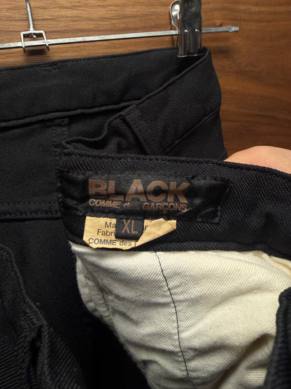 Comme Des Garçons Black ‘Banana Bolans’ Flared Leg Pants