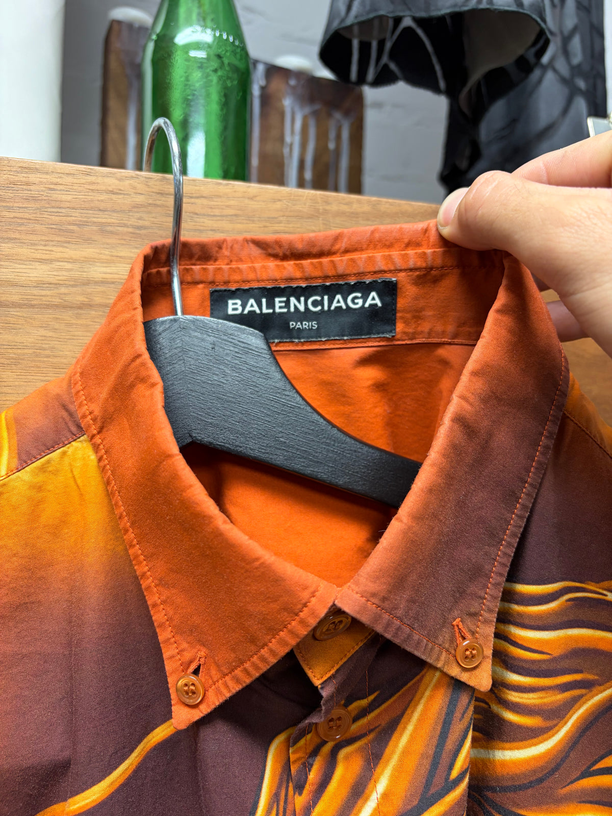 SS2018 Balenciaga ‘Dragon’ Massively Oversized Button Up Shirt