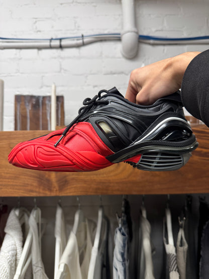 Balenciaga ‘Tyrex’ Black/Red Fusion Low Top Sneakers