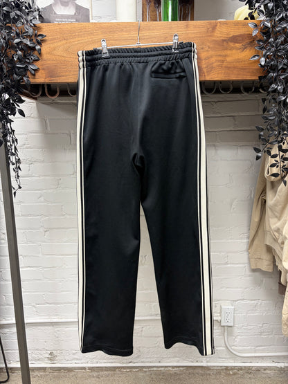 Celine by Hedi Slimane Double Face Jersey Black/White Side Stripe Track Pants