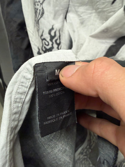 AW18 Vetements ‘Marilyn Manson’ Unsafe Black Button Up Shirt