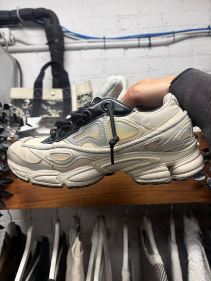 Raf Simons x Adidas Ozweegos V3 Cream White Low Top Sneakers