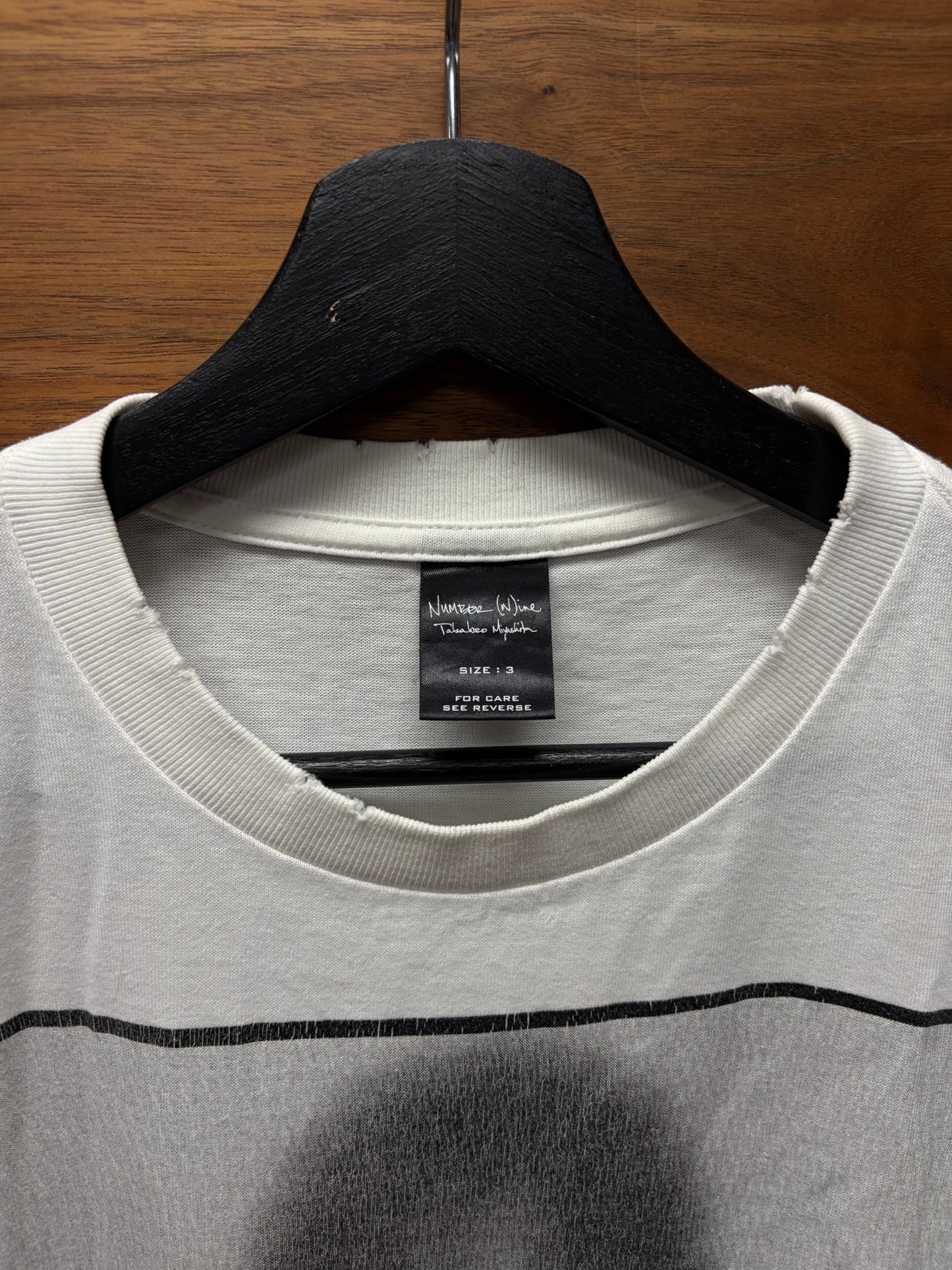AW2004 Number (N)ine ‘Elliot Smith’ Tribunal Graphic T-Shirt