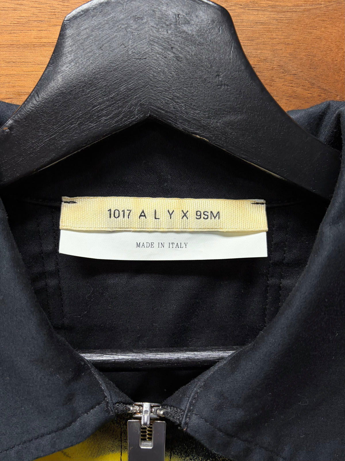1017 Alyx 9SM ‘Spray Paint’ Print Zip-Up Short Sleeve Work Shirt