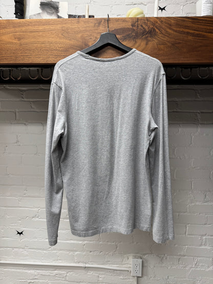 Moschino ‘I’m No Delinquent’ Studded Grey Long Sleeve Shirt