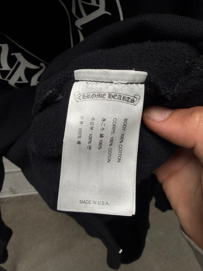 Chrome Hearts ‘Fuck You’ Horseshoe Logo Zip-Up Hoodie