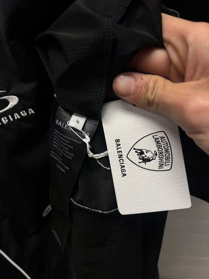 AW2025 Balenciaga x Lamborghini Black Mesh Jersey