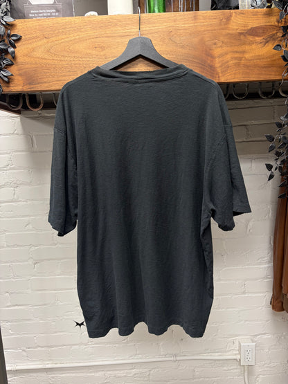 Acne Studios ‘Stockholm Logo’ Distressed Black T-Shirt