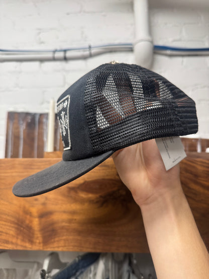Chrome Hearts ‘Honolulu’ Black Mesh Trucker Hat