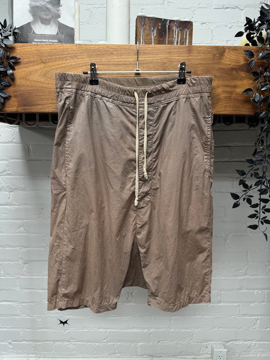 Rick Owens O&M era ‘DNA Dust’ Drop Crotch Pod Drawstring Shorts