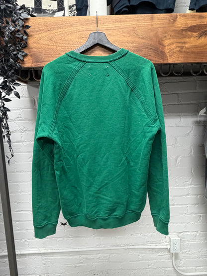 2014 Maison Margiela Green ‘Frayed Outseam’ Sweatshirt