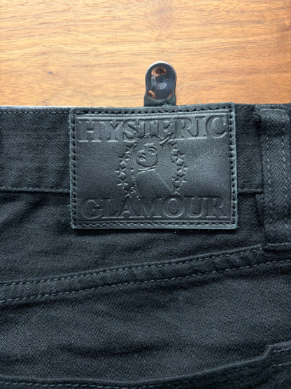 Hysteric Glamour ‘Studded Pocket’ Black Skinny Jeans
