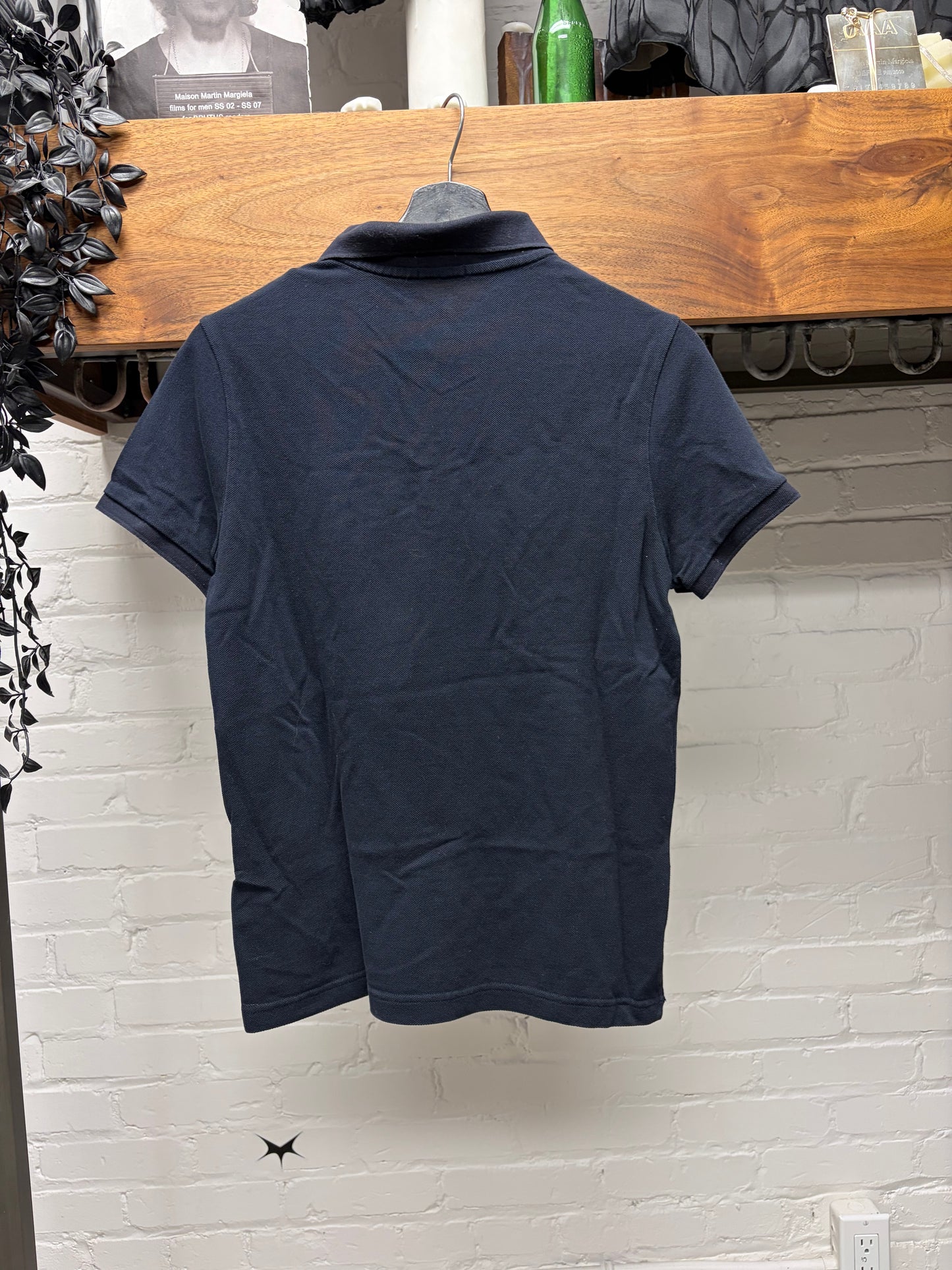 Moncler Navy Blue ‘Tricolor’ Cotton Polo