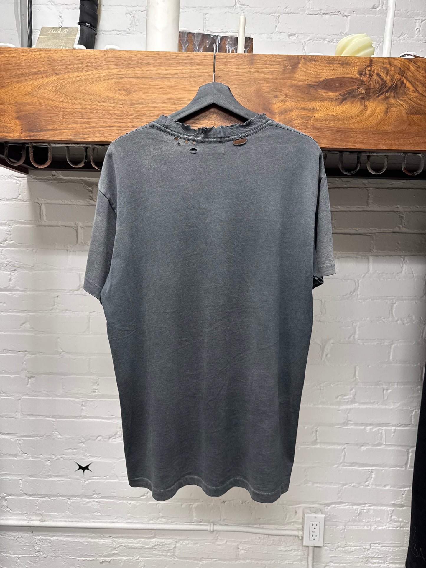 Enfants Riches Deprimes Pocket Logo Distressed T-Shirt