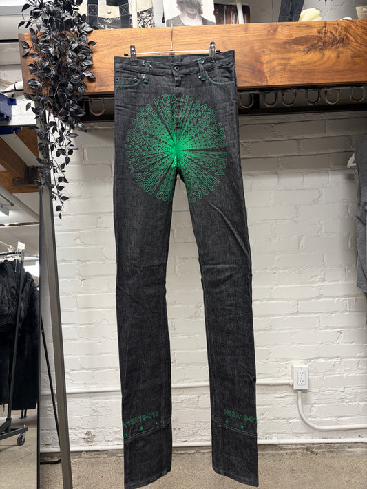 Hood By Air Extended Inseam Raw Japanese Skinny Jeans