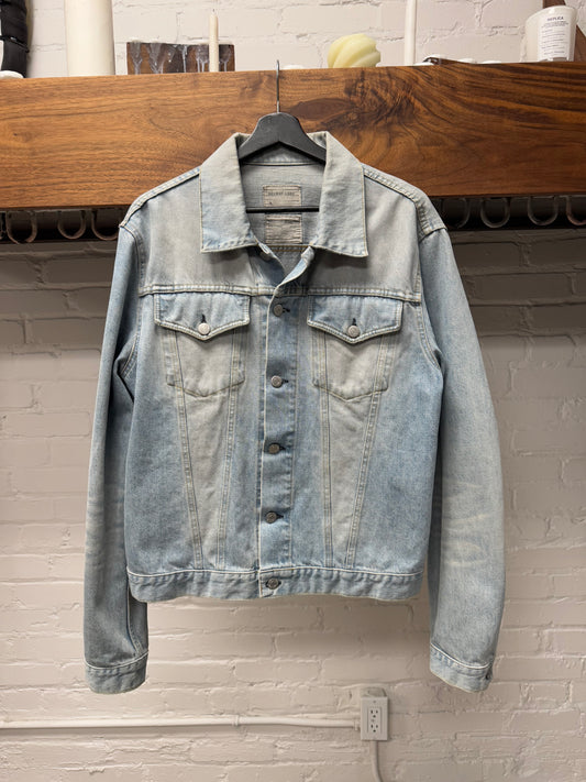 Vintage Helmut Lang ‘Faded Light Wash’ Denim Trucker Jacket