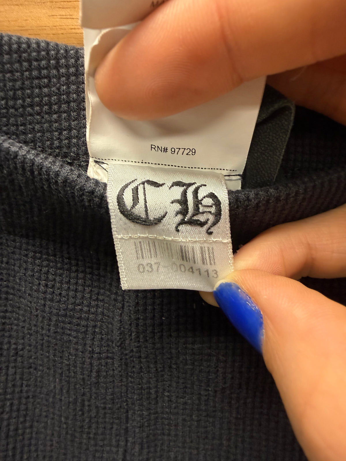 Chrome Hearts Black ‘CH Embroidered Logo Thermal Cotton Shorts