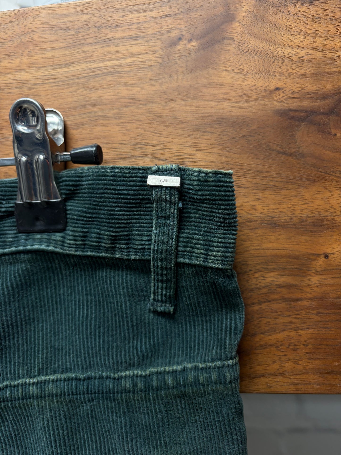 Dior Homme ‘Seafoam Green’ Corduroy Skinny Jeans