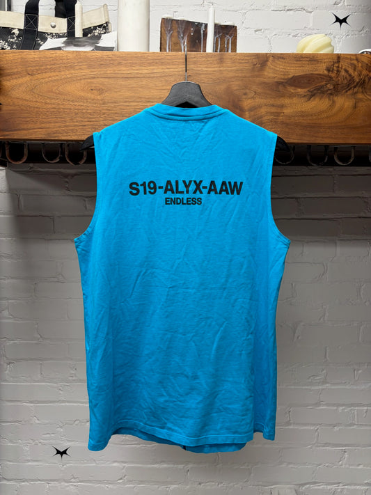 1017 Alyx 9SM Blue Logo Tank Top