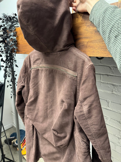 AW2014 Rick Owens ‘Moody’ Moleskin ‘Exploder’ Parka with Backpack
