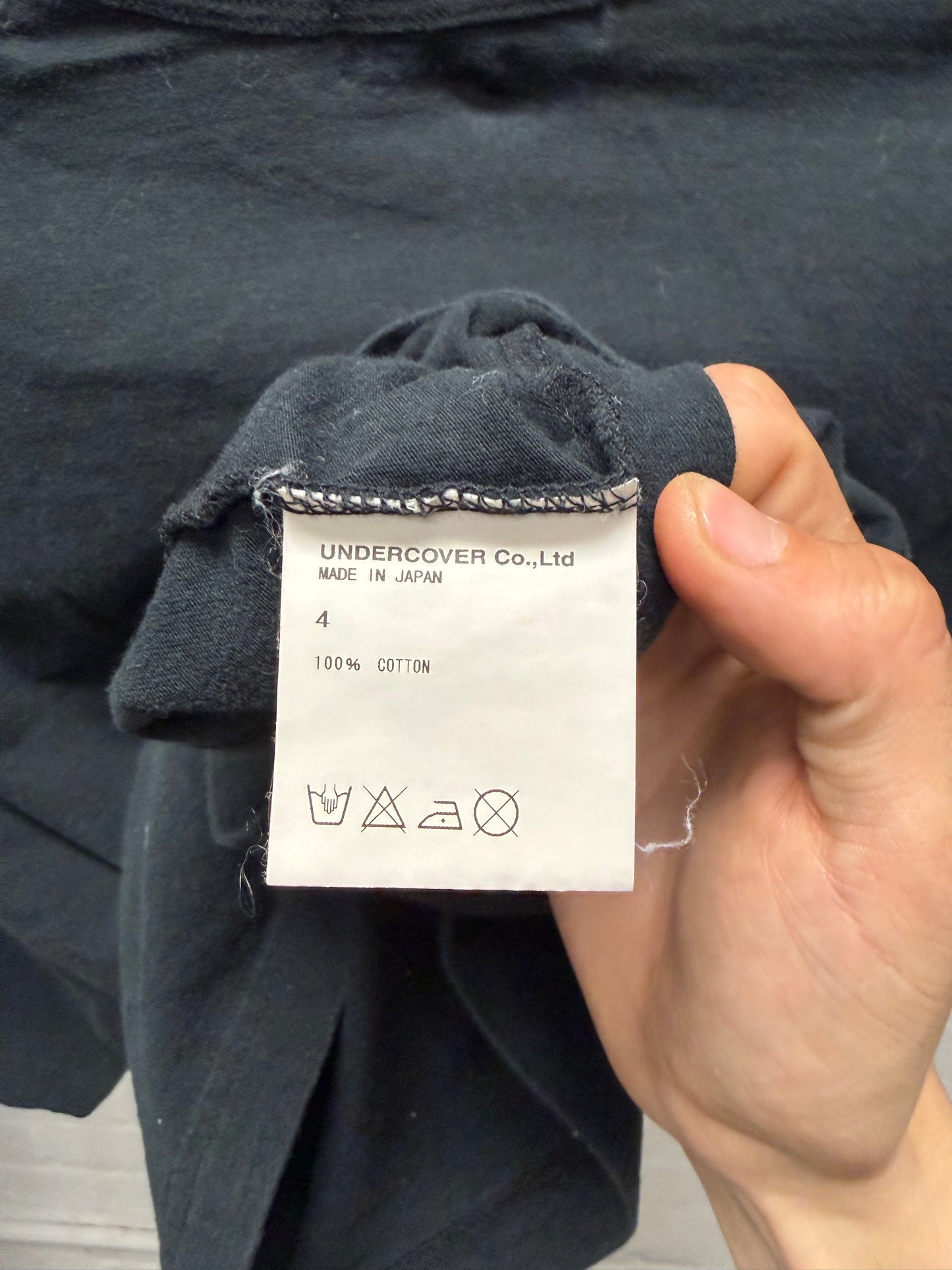 SS2009 Undercover ‘Spider Web’ Black Graphic T-Shirt