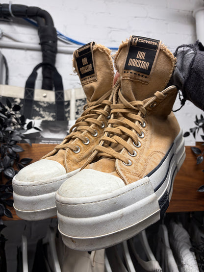 Rick Owens x Converse ‘DBL DRKSTAR’ Platform High Top Sneakers