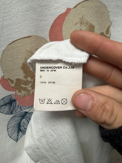 Undercover ‘Blossoming Skulls’ White Graphic T-Shirt