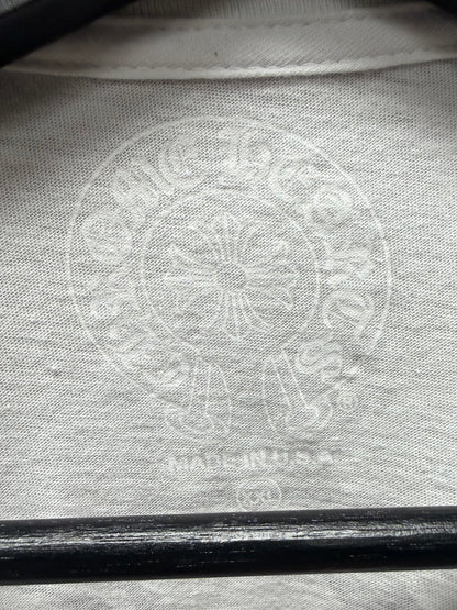 Chrome Hearts ‘Horseshoe’ Plus Cross Logo White Graphic T-Shirt