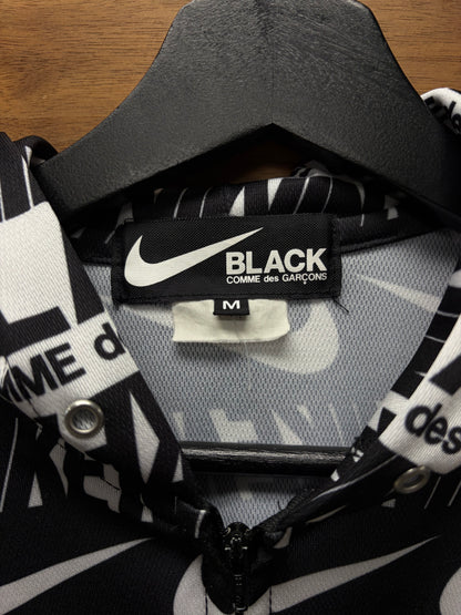 Comme Des Garçons Black x Nike Full Print Zip-Up Hoodie