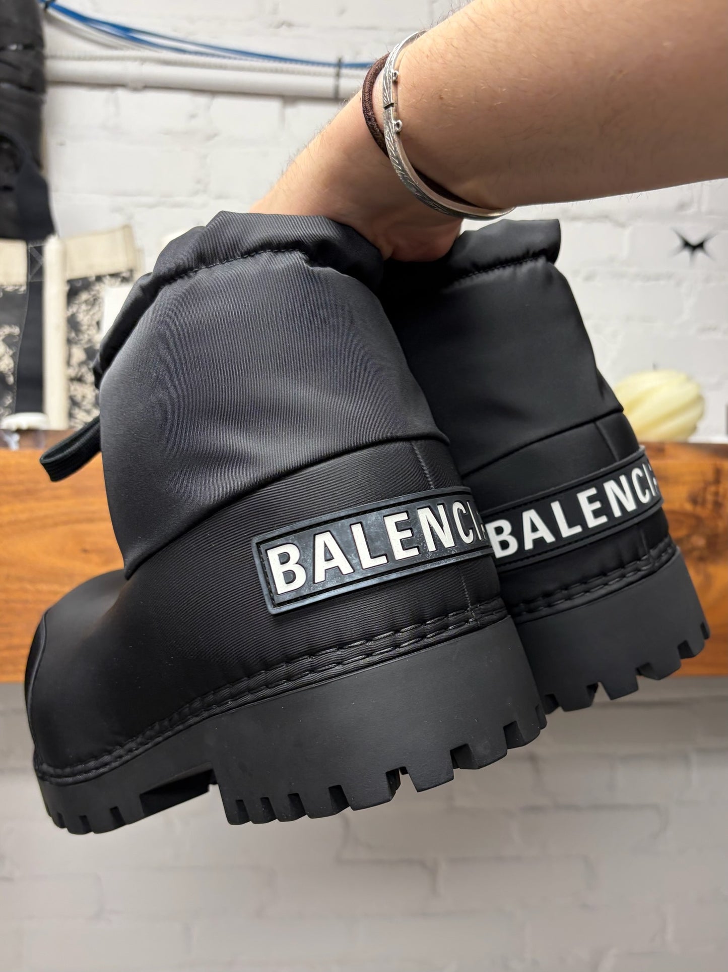 Balenciaga ‘Alaska’ Black Ankle Cut Ski Boots