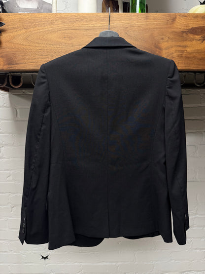 Balmain Black Tuxedo Cut Slim Fit Blazer