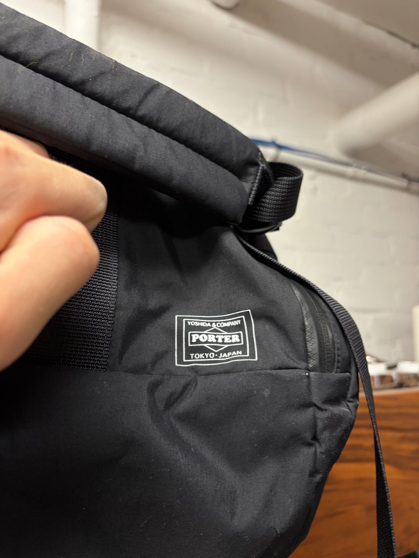 Yoshida Porter ‘Booth Pack’ 3 Way Black Duffel Bag