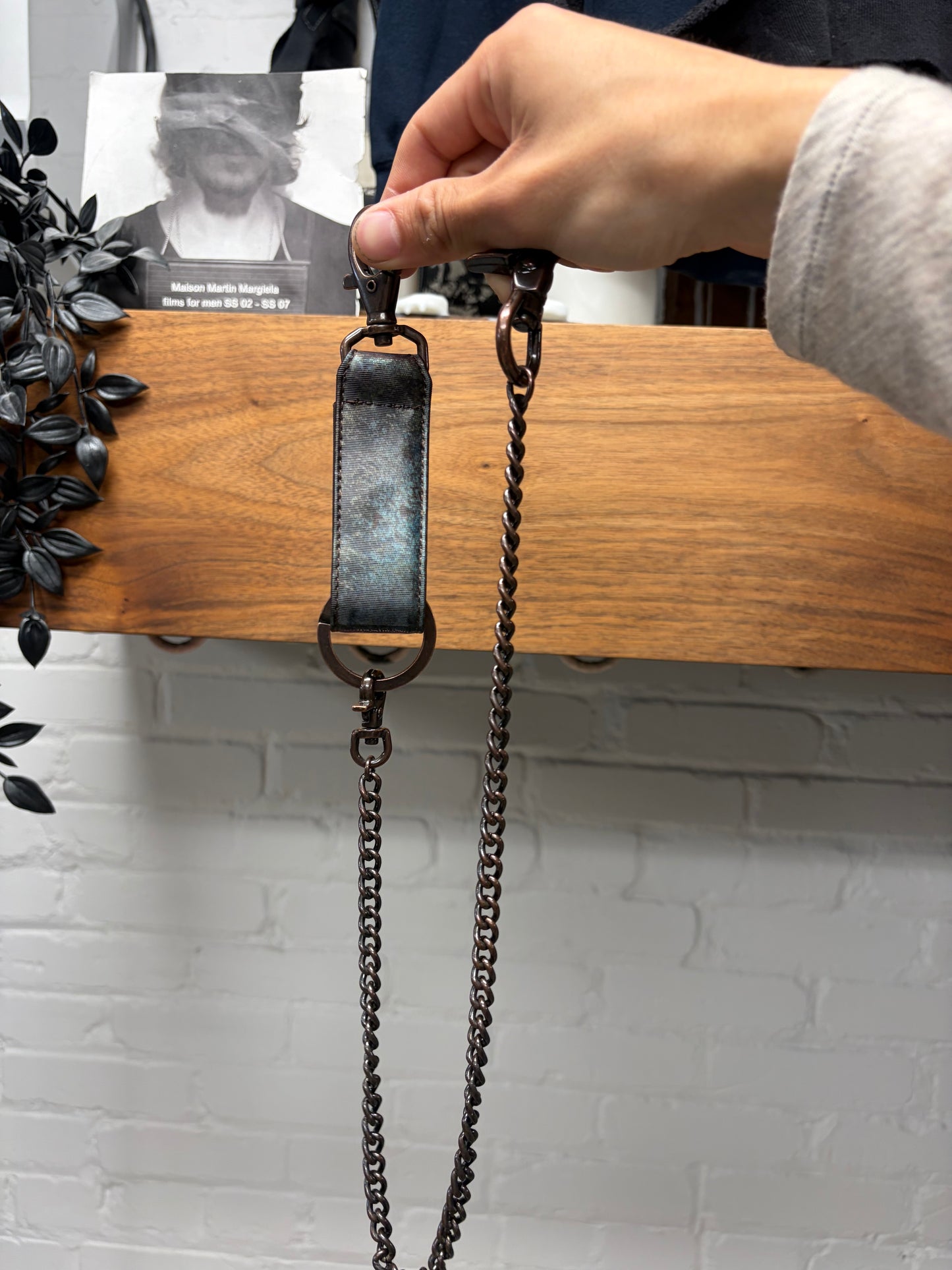 AW1995 Jean Paul Gaultier ‘Cyber’ Rustic Metal Wallet Chain