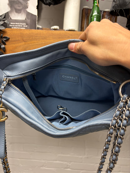2018 Chanel ‘Gabrielle’ Quilted Goatskin/Patent Leather Bag