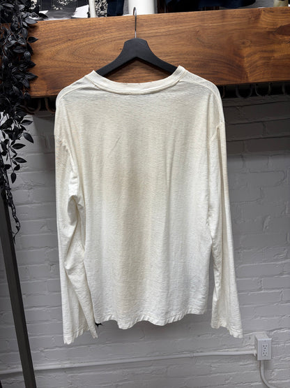 Acne Studios ‘Stockholm Logo’ White Long Sleeve Shirt