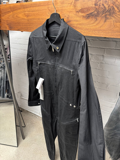 SS2025 Rick Owens ‘Hollywood’ Black Boiler Body-Suit