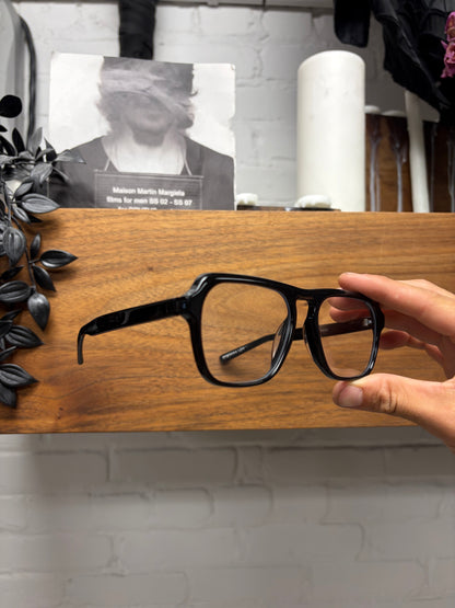Maison Margiela x Gentle Monster ‘MM0011 01’ Black Acetate Aviator Prescription Glasses Frames