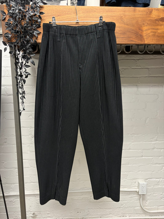 Issey Miyake ‘Homme Plisse’ Pleated Black Trousers